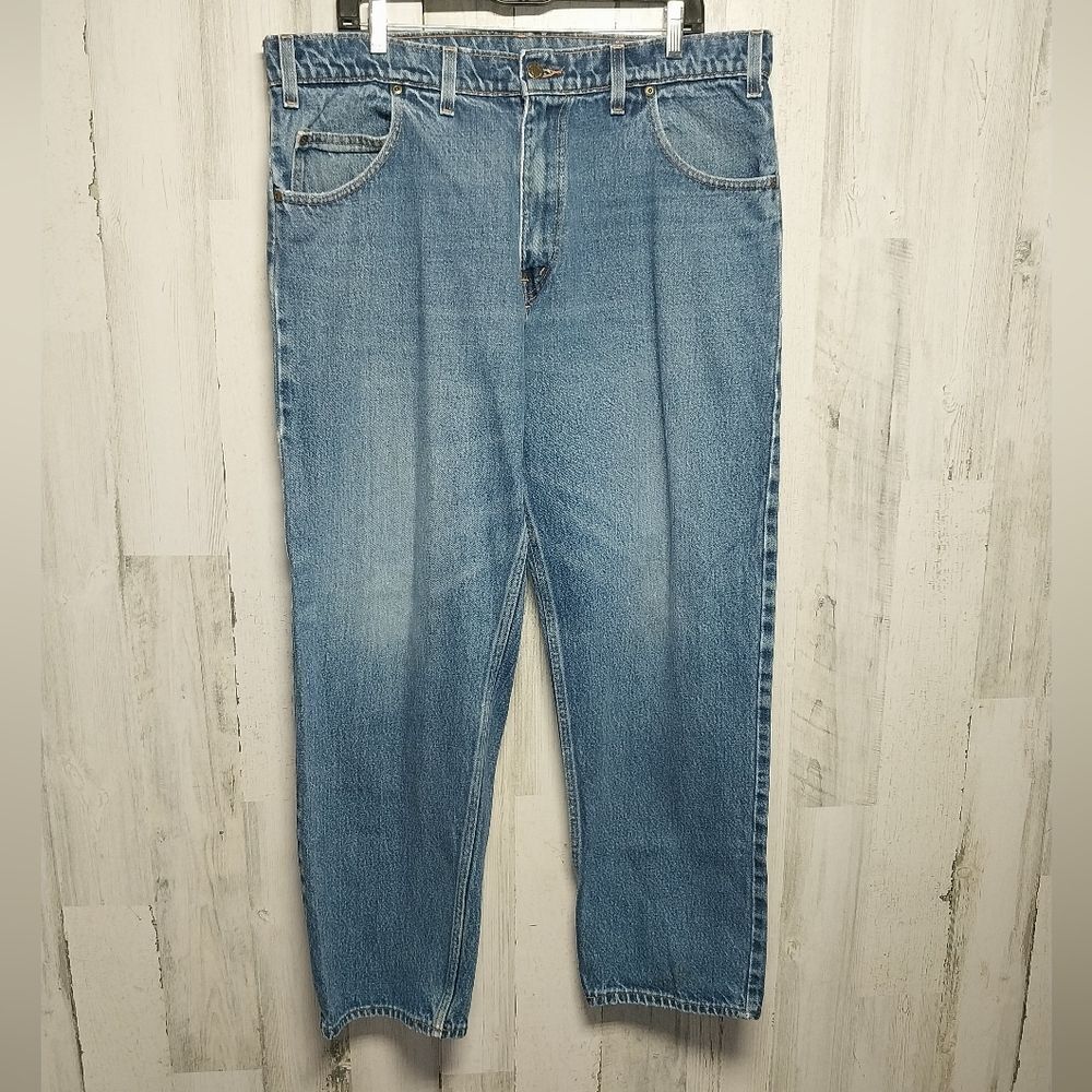Prison Blues Men's Work Jeans Tag 40x32, actual 38x30